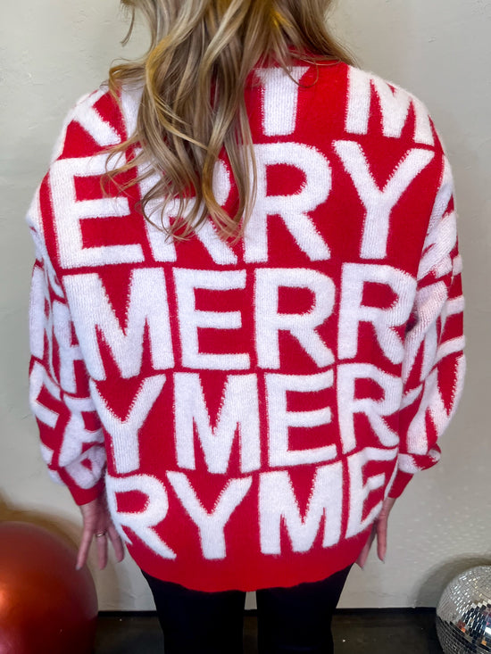 Super Merry Sweater - Red