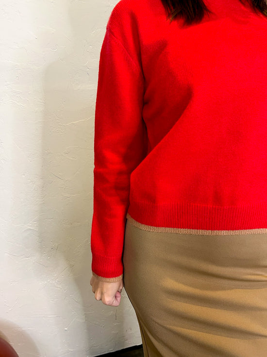 Fired Up Sweater - Red