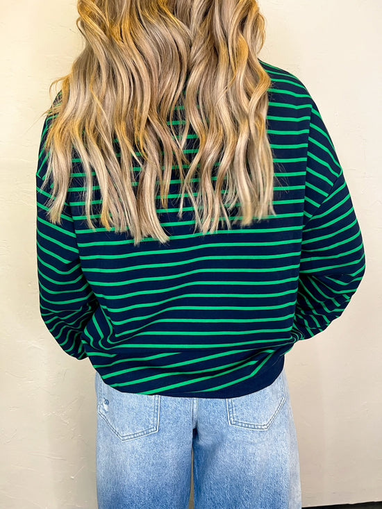 Instant Favorite Striped Top - Green