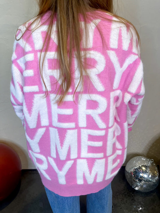 Super Merry Sweater - Pink