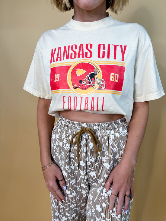 Vintage Kansas City Football Tee - Revel Boutique