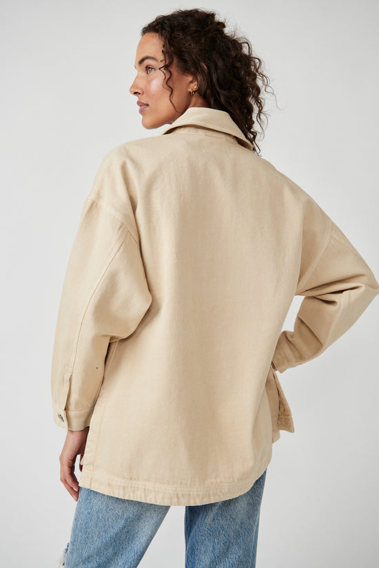 Free People: Madison City Twill Jacket - Warm Camel - Revel Boutique