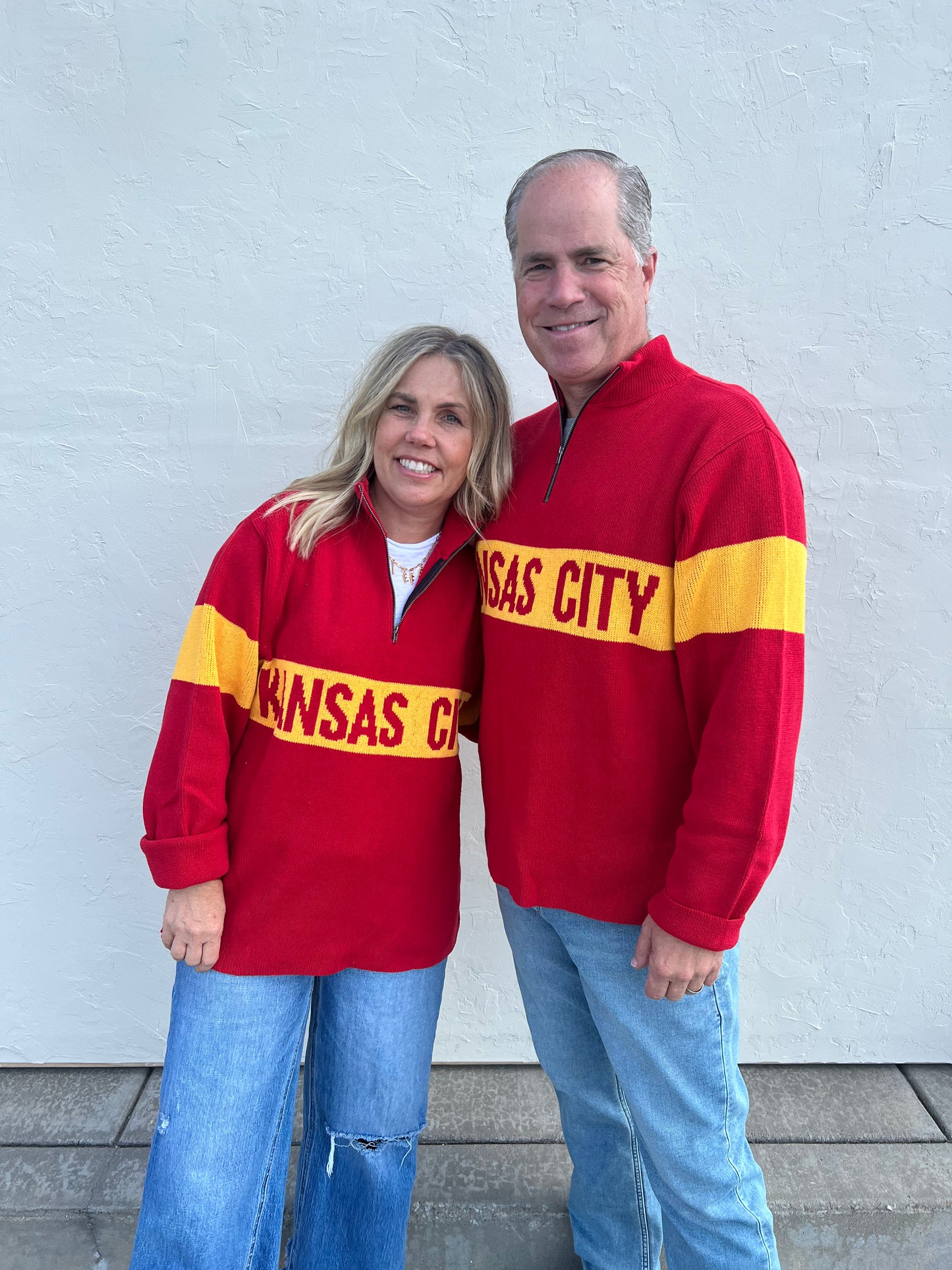 Exclusive Kansas City Quarter Zip Sweater-Unisex