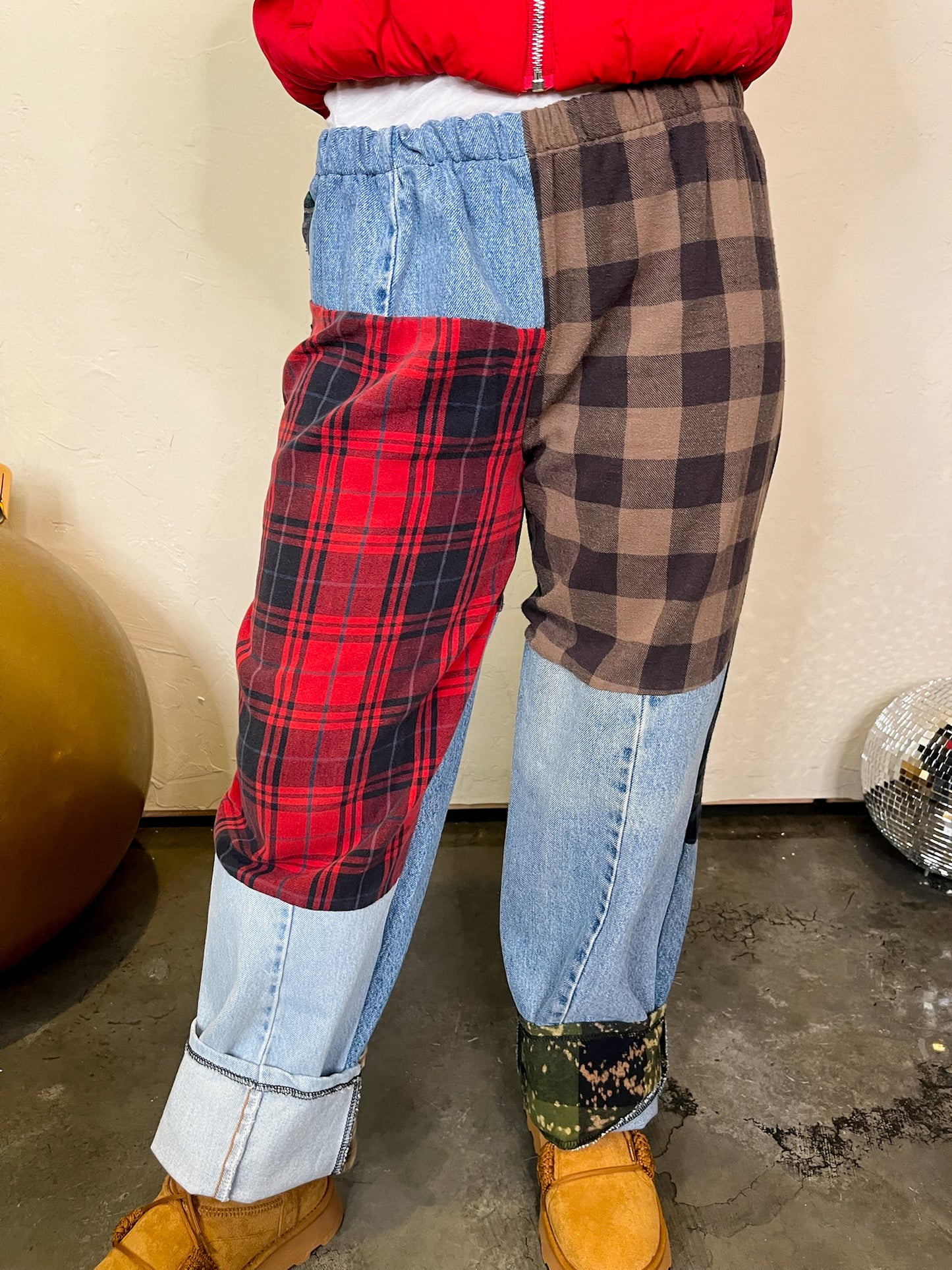 Rewind Flannel/Denim Pant