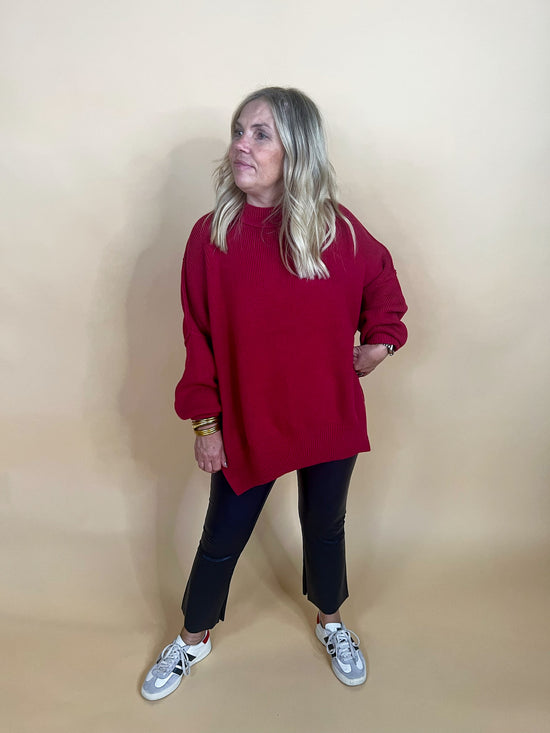 Free People: Easy Street Tunic - Cherry - Revel Boutique