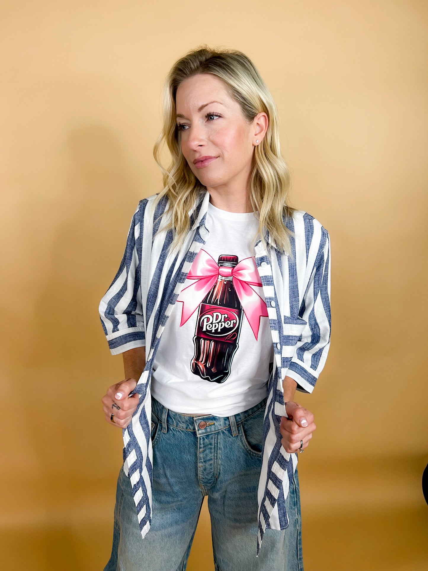 For the Dr Pepper Girlies Tee - Revel Boutique