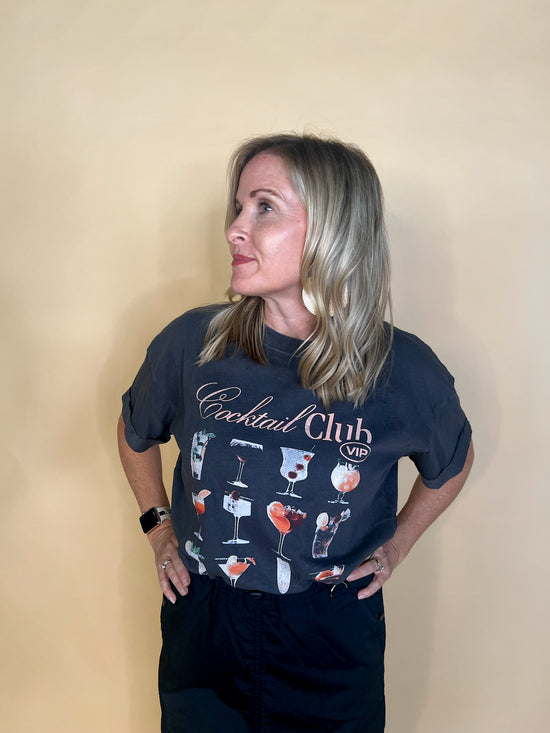 Cocktail Club Tee - Revel Boutique