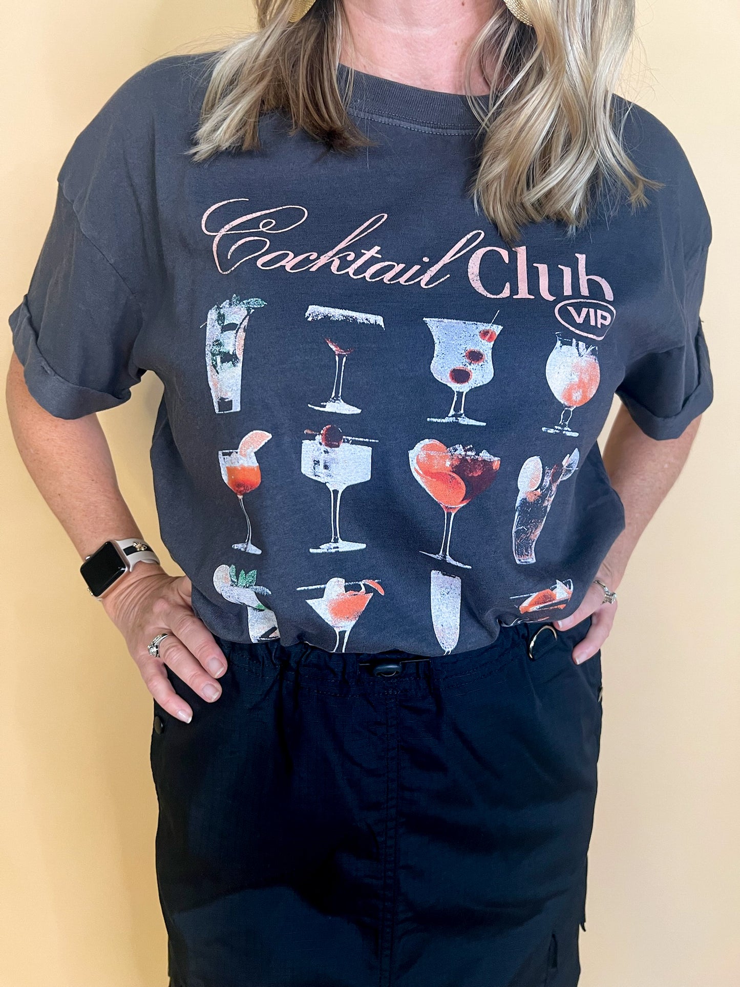 Cocktail Club Tee - Revel Boutique