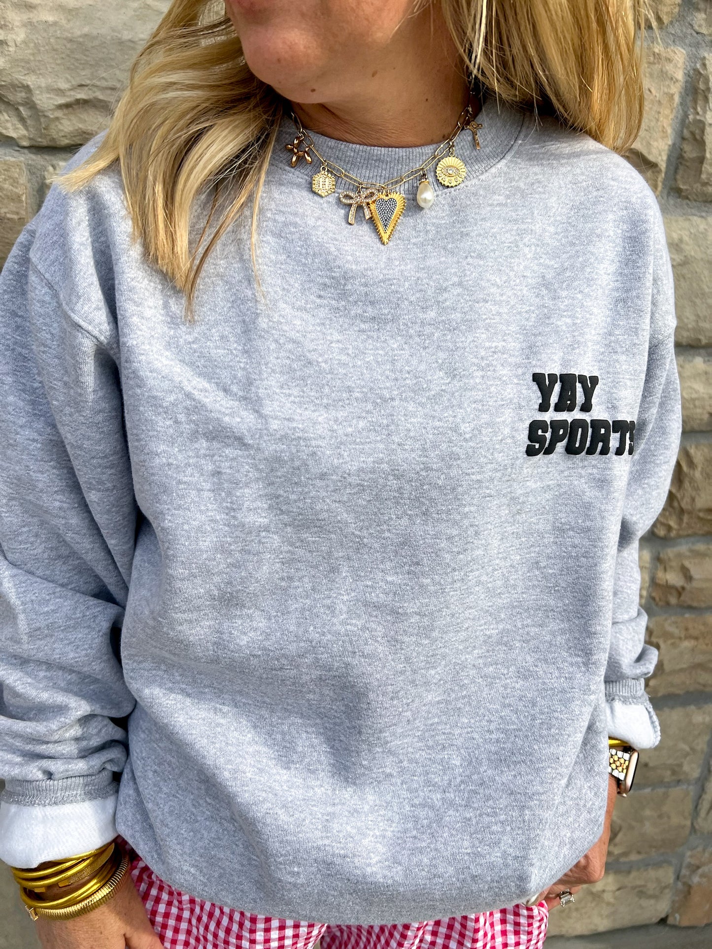 Yay Sports! Sweatshirt - Revel Boutique