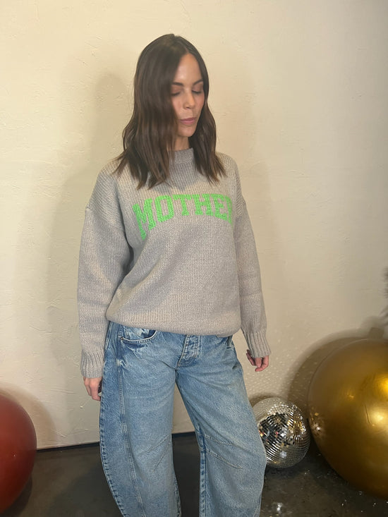 Mother Sweater - Gray/Green