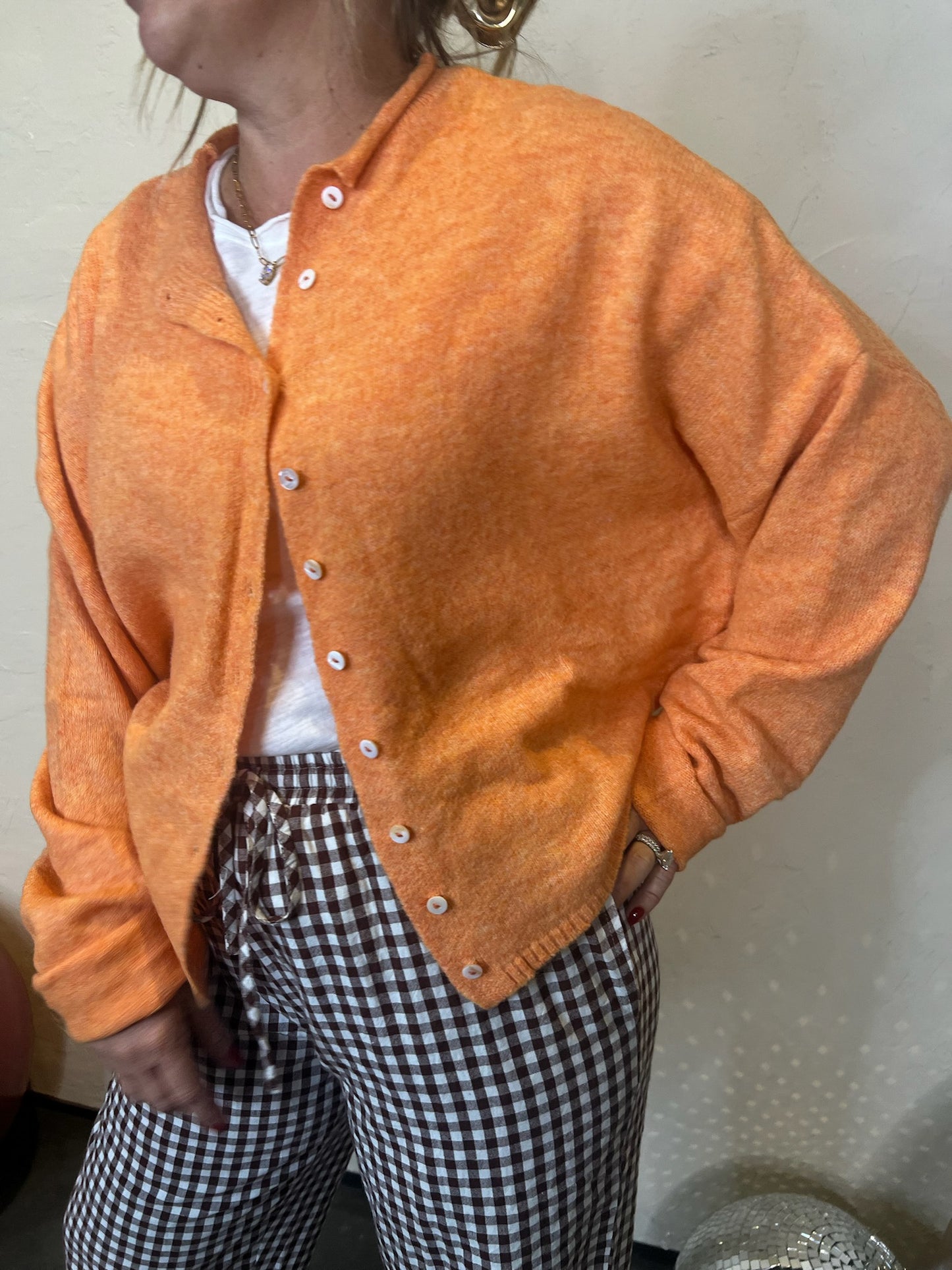 Piper Cardigan - Orange