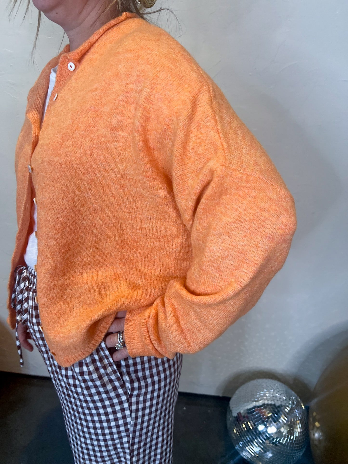 Piper Cardigan - Orange