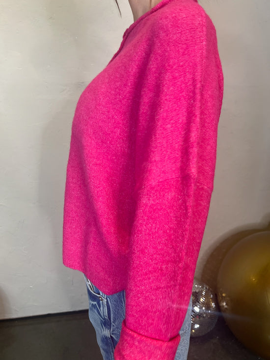 Piper Cardigan - Fuchsia