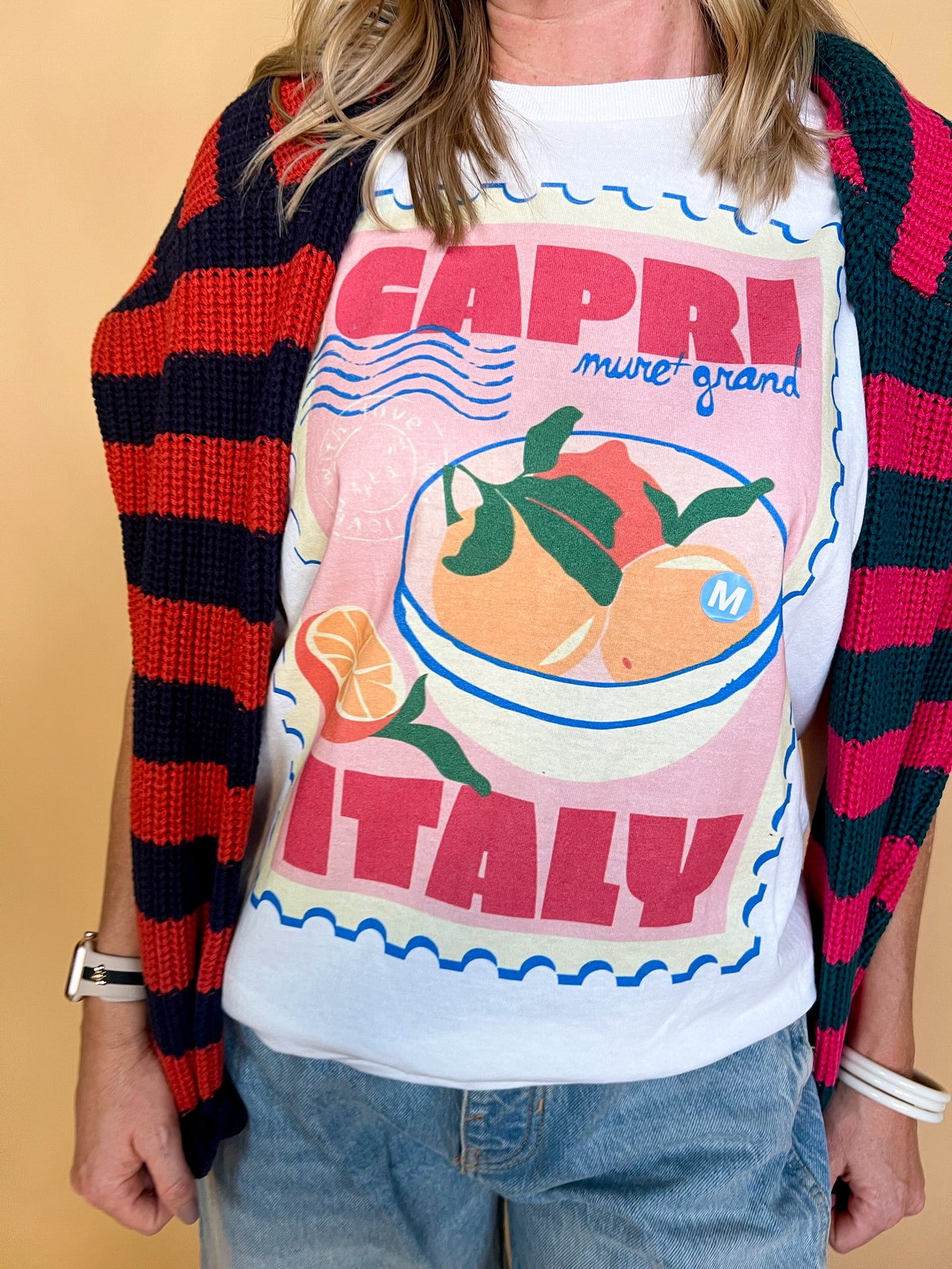 Capri Italy Graphic Tee - Revel Boutique