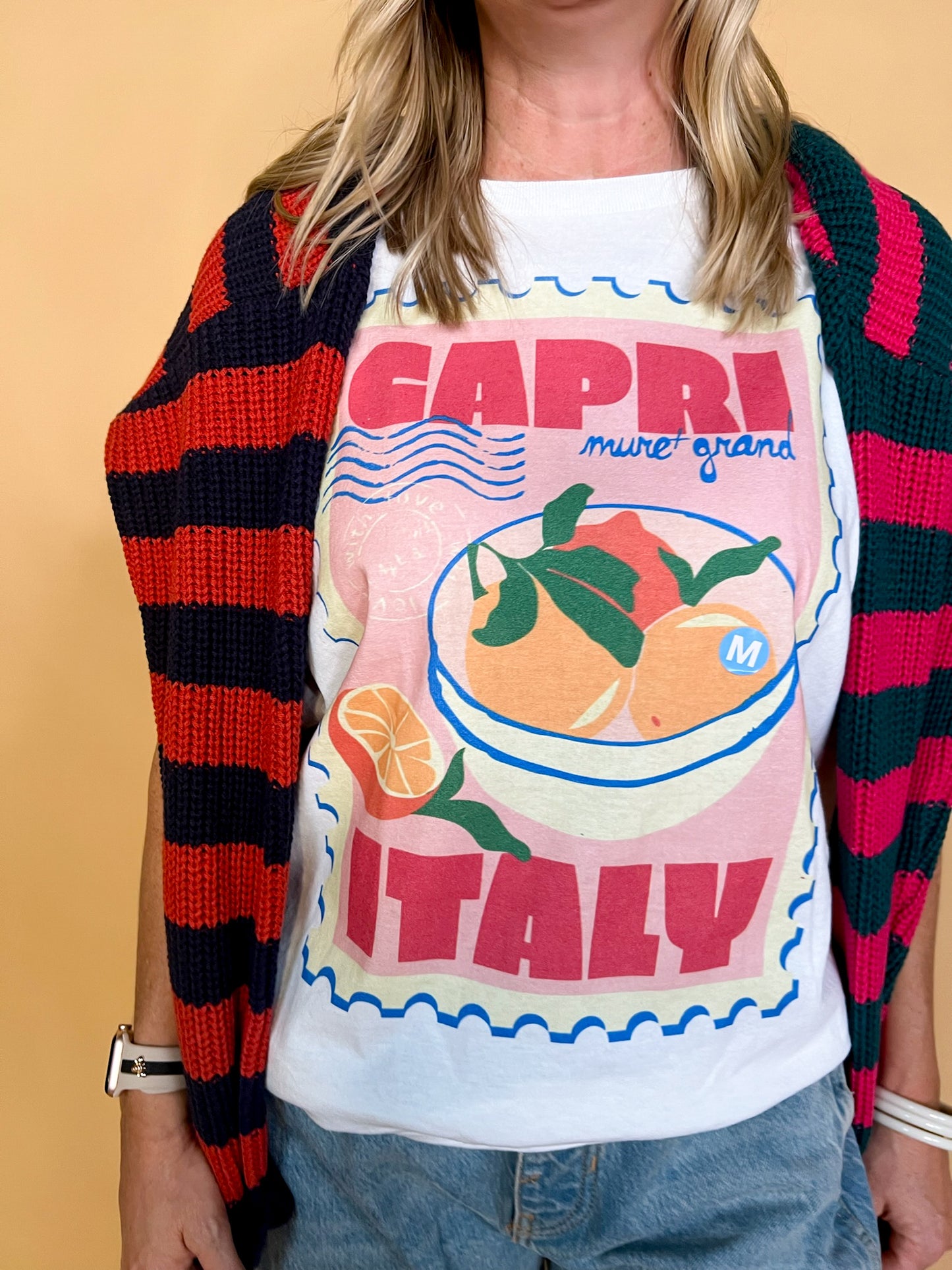 Capri Italy Graphic Tee - Revel Boutique