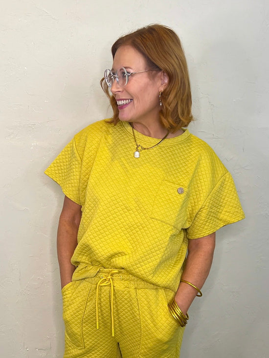 Team Colors Top - Mustard - Revel Boutique