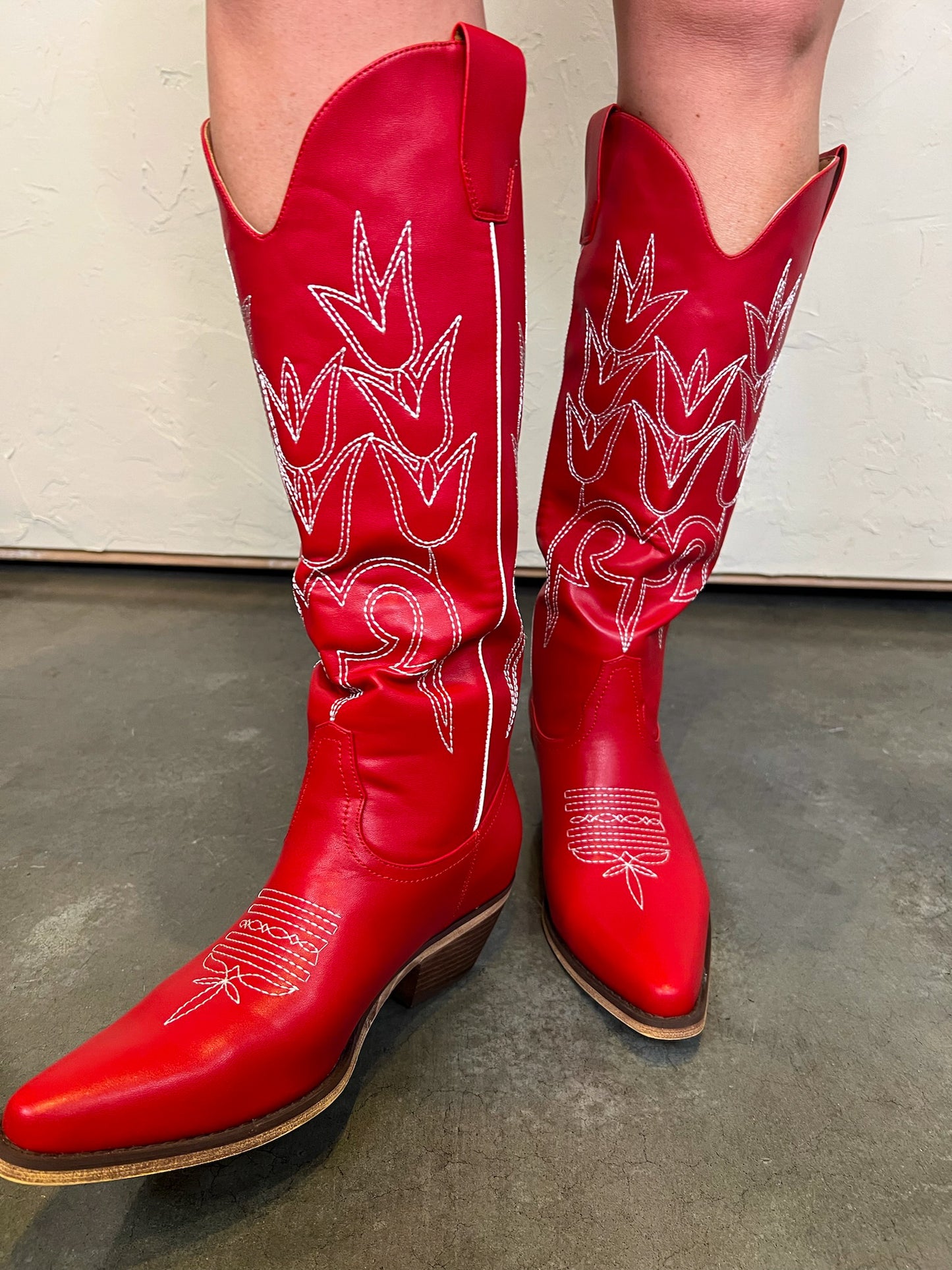 Reba Cowboy Boot - Red