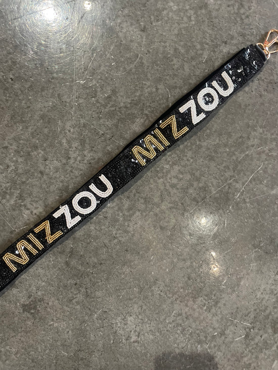 Mizzou Sequin Bag Strap