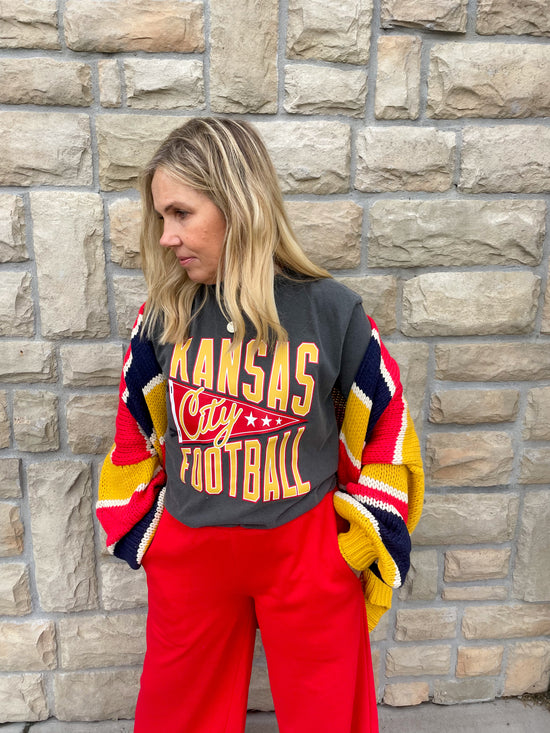 Kansas City Pennant Tee - Revel Boutique