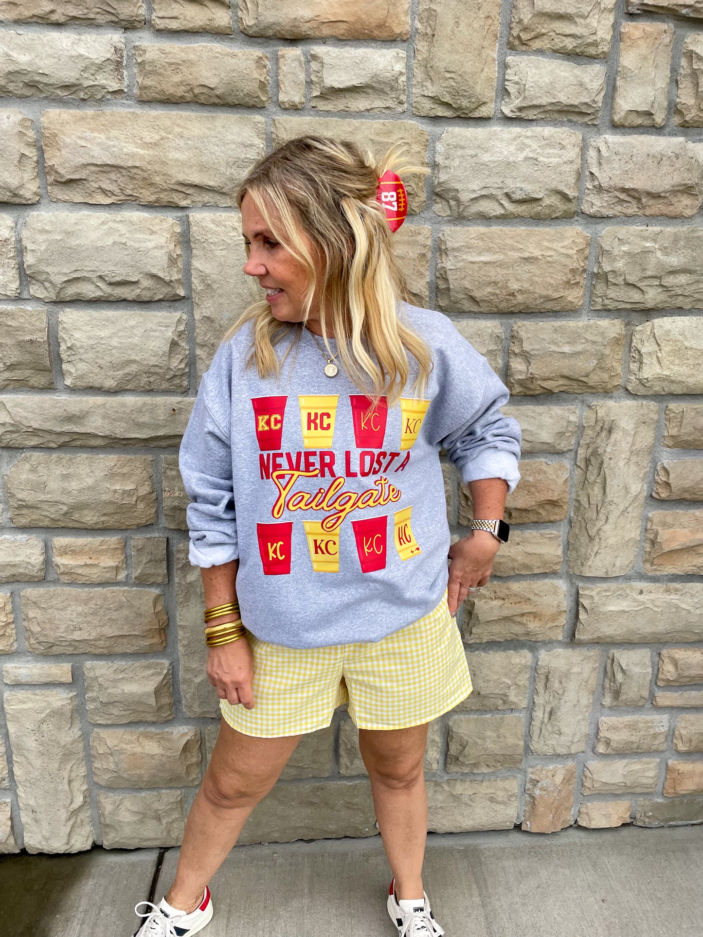 Never Lost a Tailgate Sweatshirt - Revel Boutique