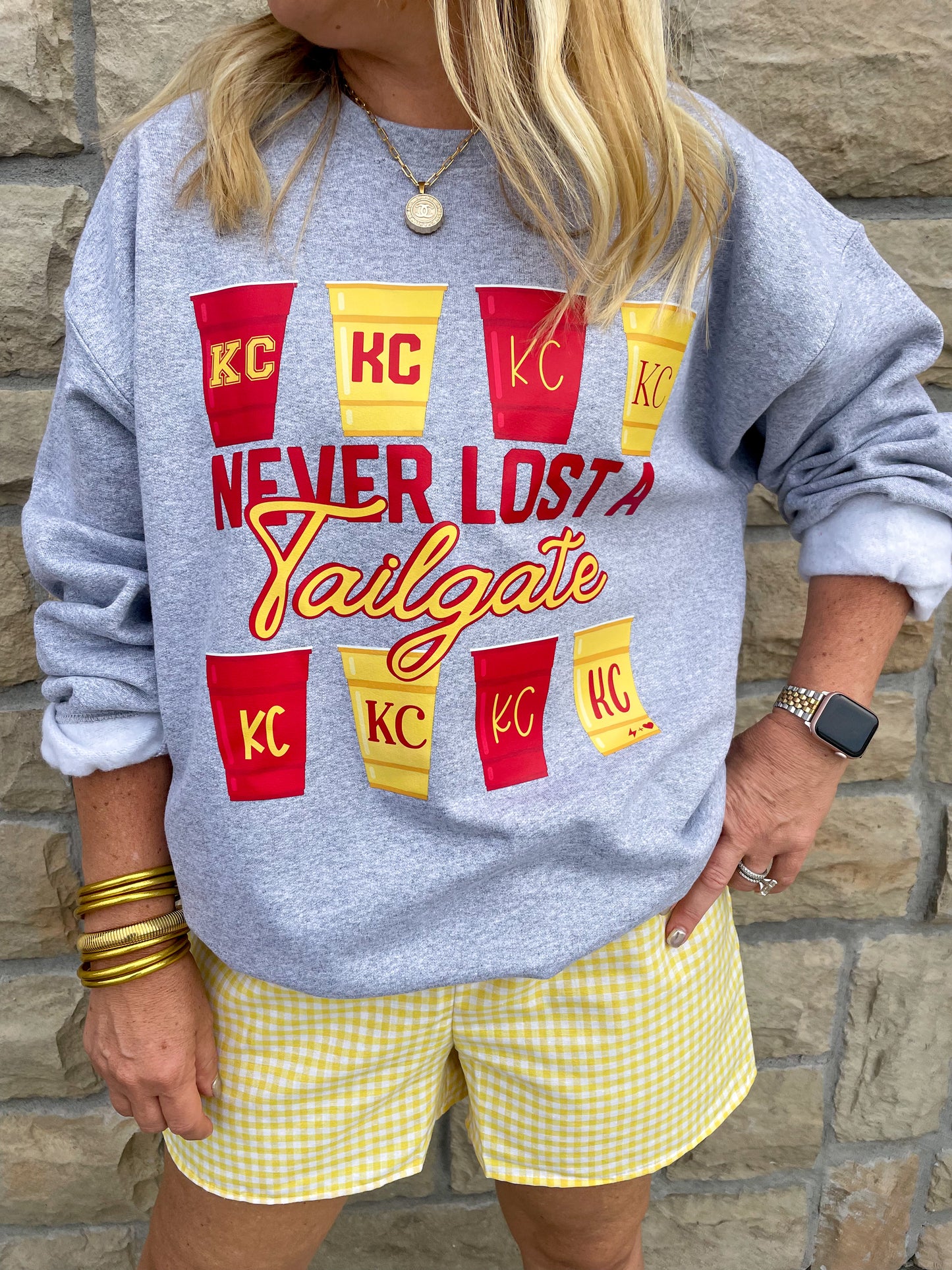 Never Lost a Tailgate Sweatshirt - Revel Boutique