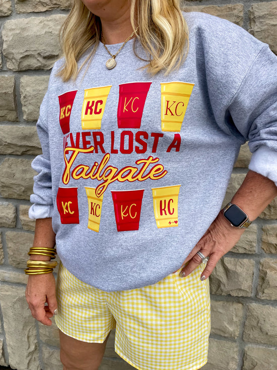 Never Lost a Tailgate Sweatshirt - Revel Boutique