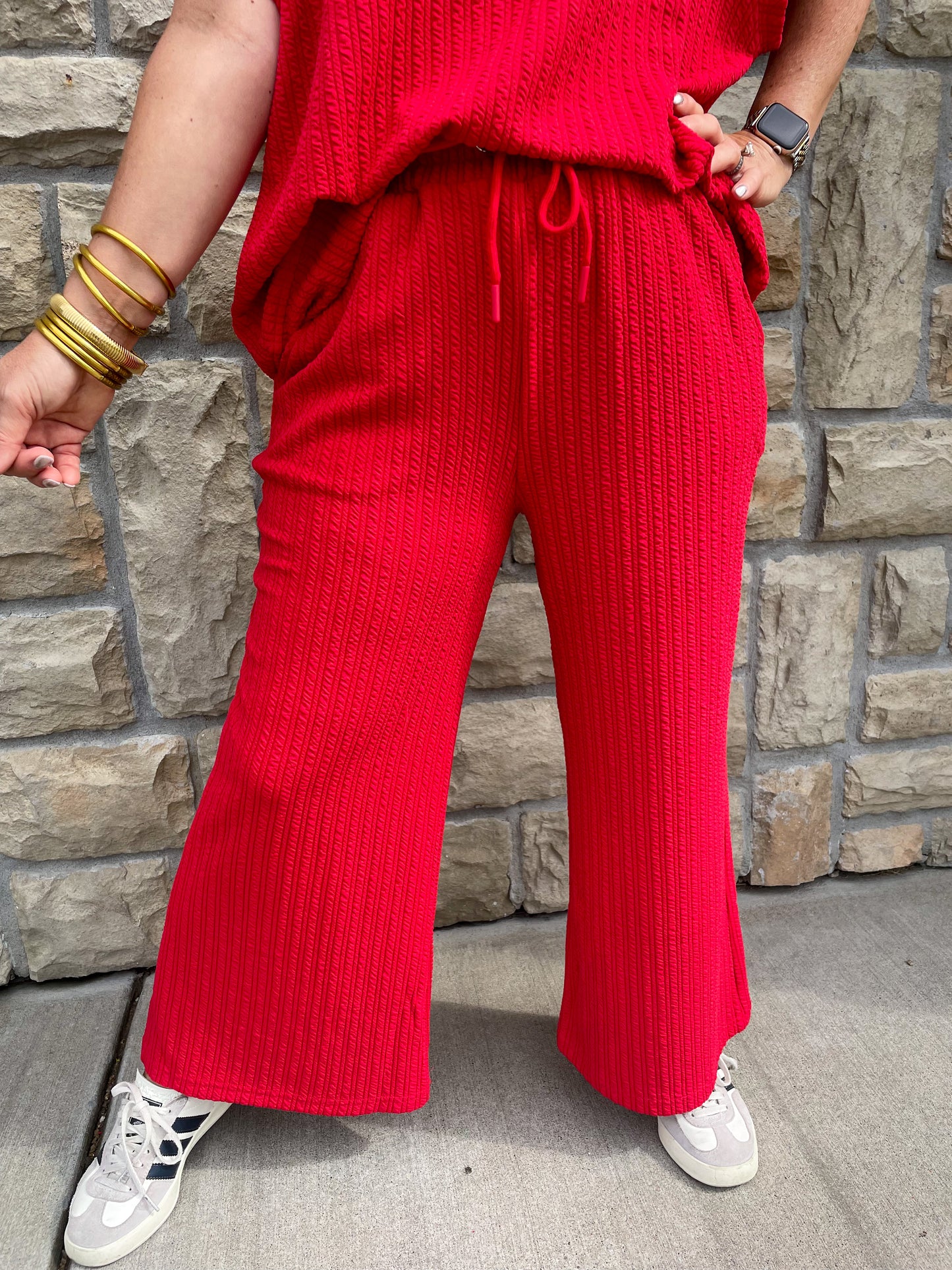 Go Girl Pants - Red - Revel Boutique