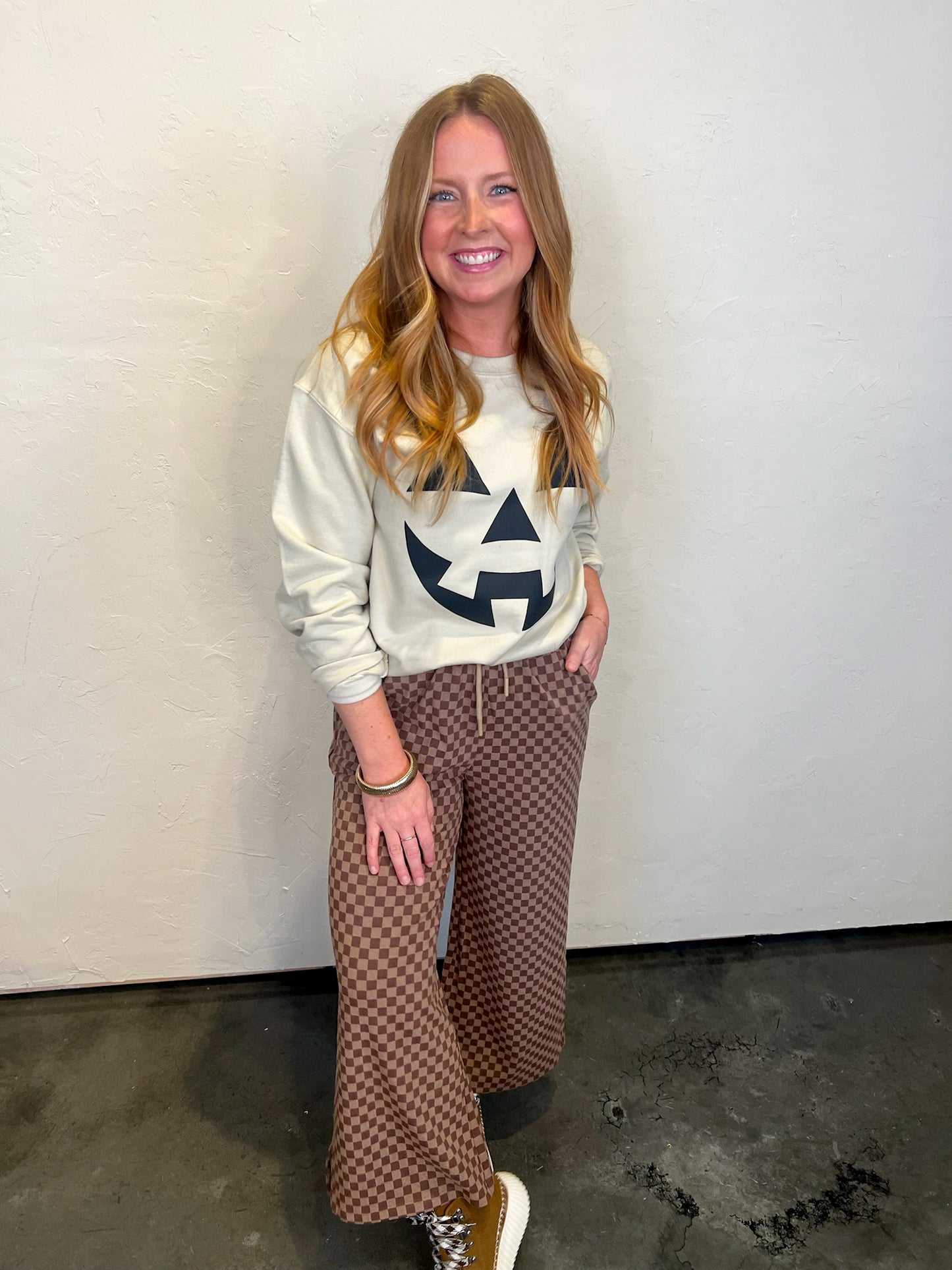 Neutral Jack-O-Lantern Sweatshirt