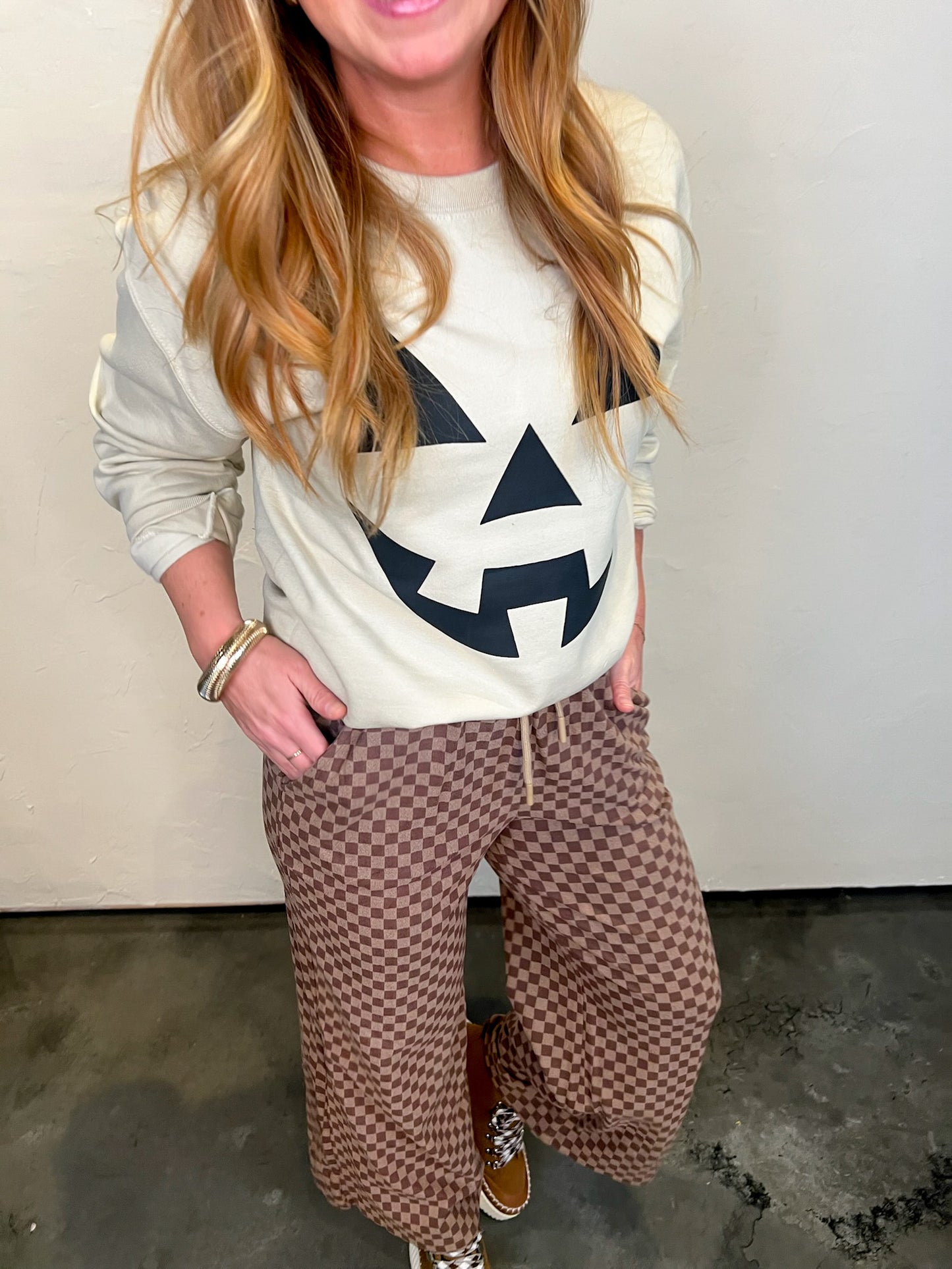 Neutral Jack-O-Lantern Sweatshirt