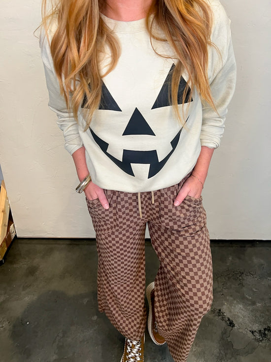 Neutral Jack-O-Lantern Sweatshirt