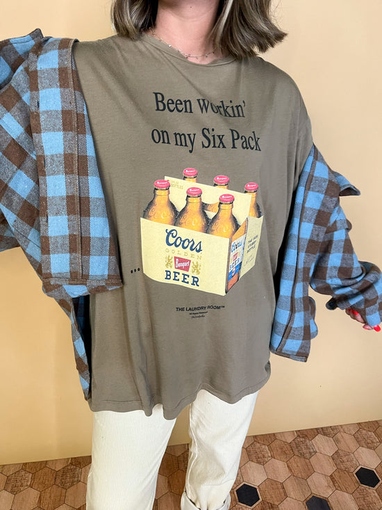 The Laundry Room: Coors Six Pack Oversized Tee