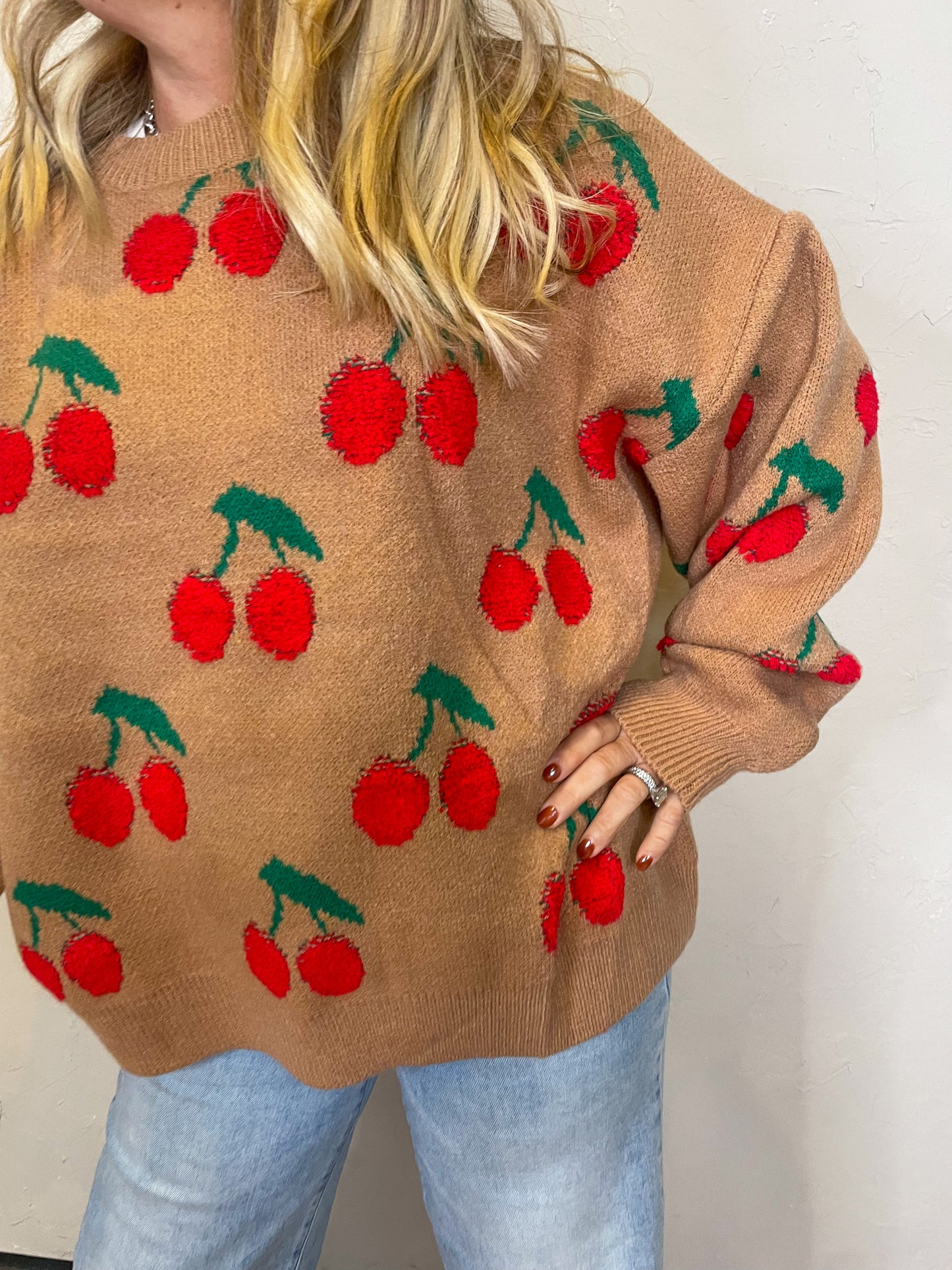 Cherry & Bright Sweater