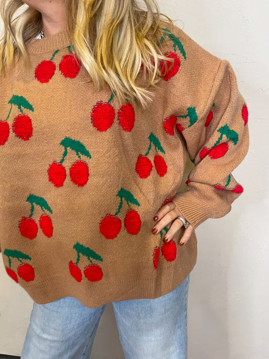 Cherry & Bright Sweater