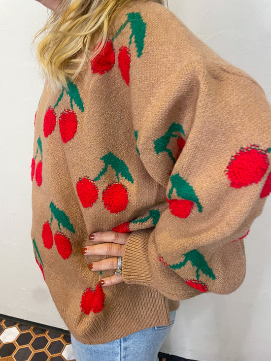 Cherry & Bright Sweater