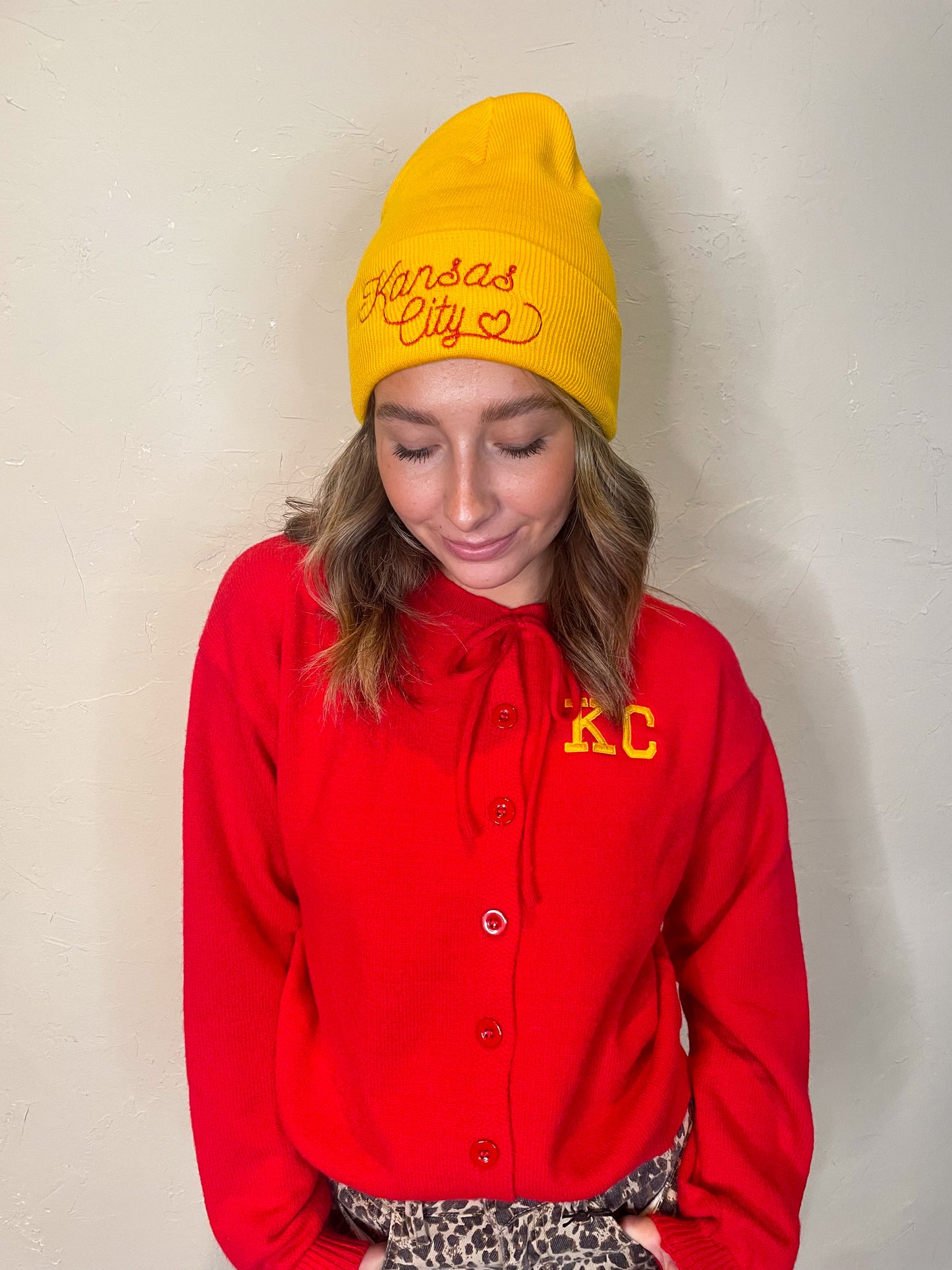 Kansas City Beanie - Yellow