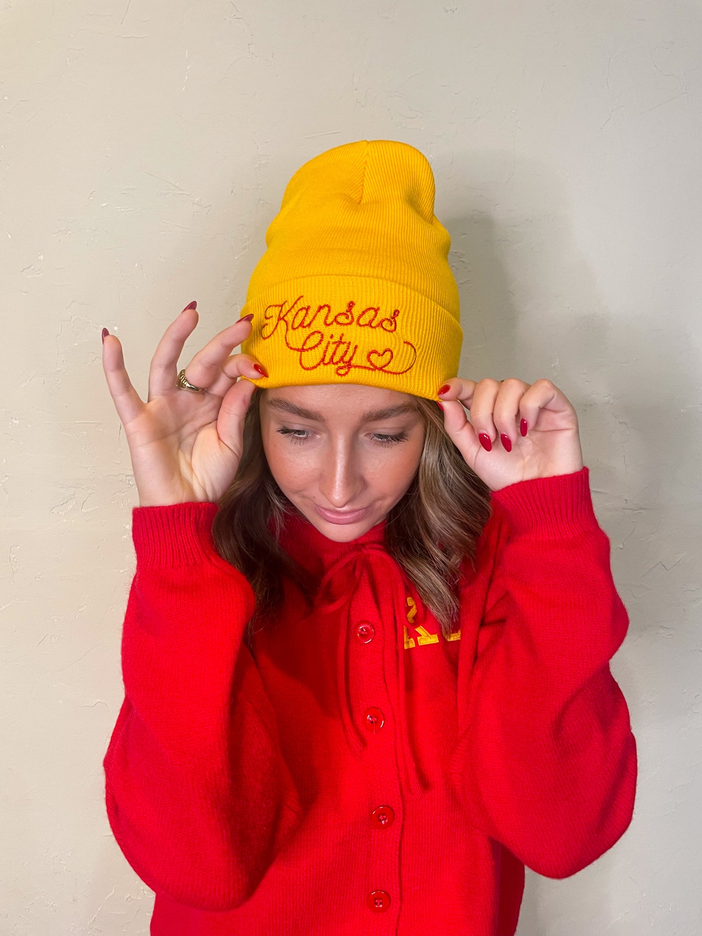 Kansas City Beanie - Yellow