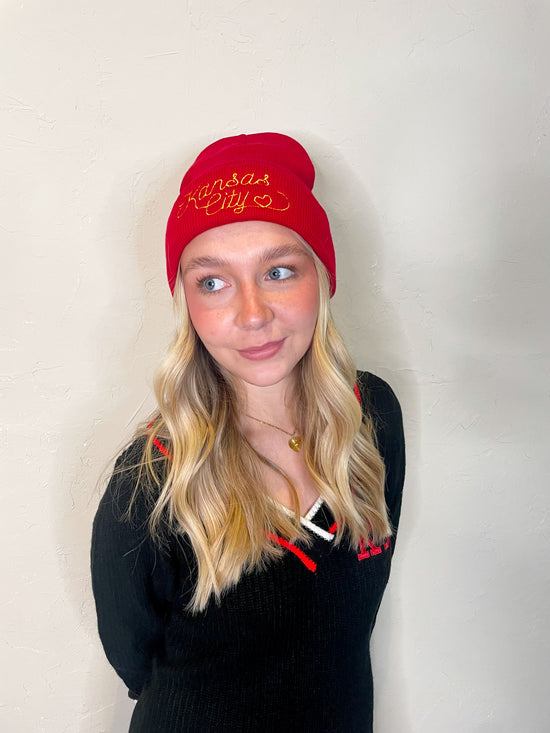 Kansas City Beanie - Red