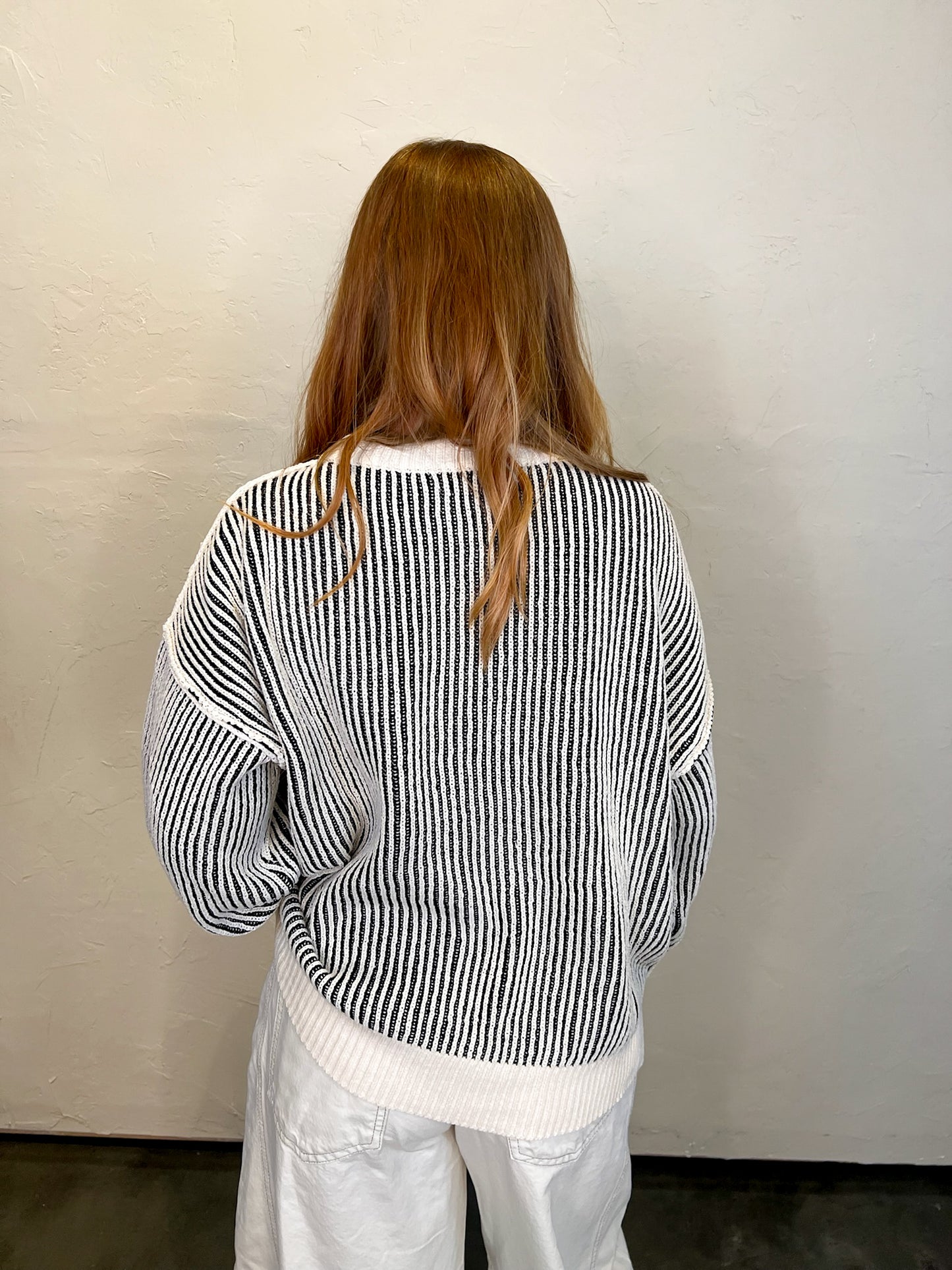 Stripes & Spice Sweater - Black