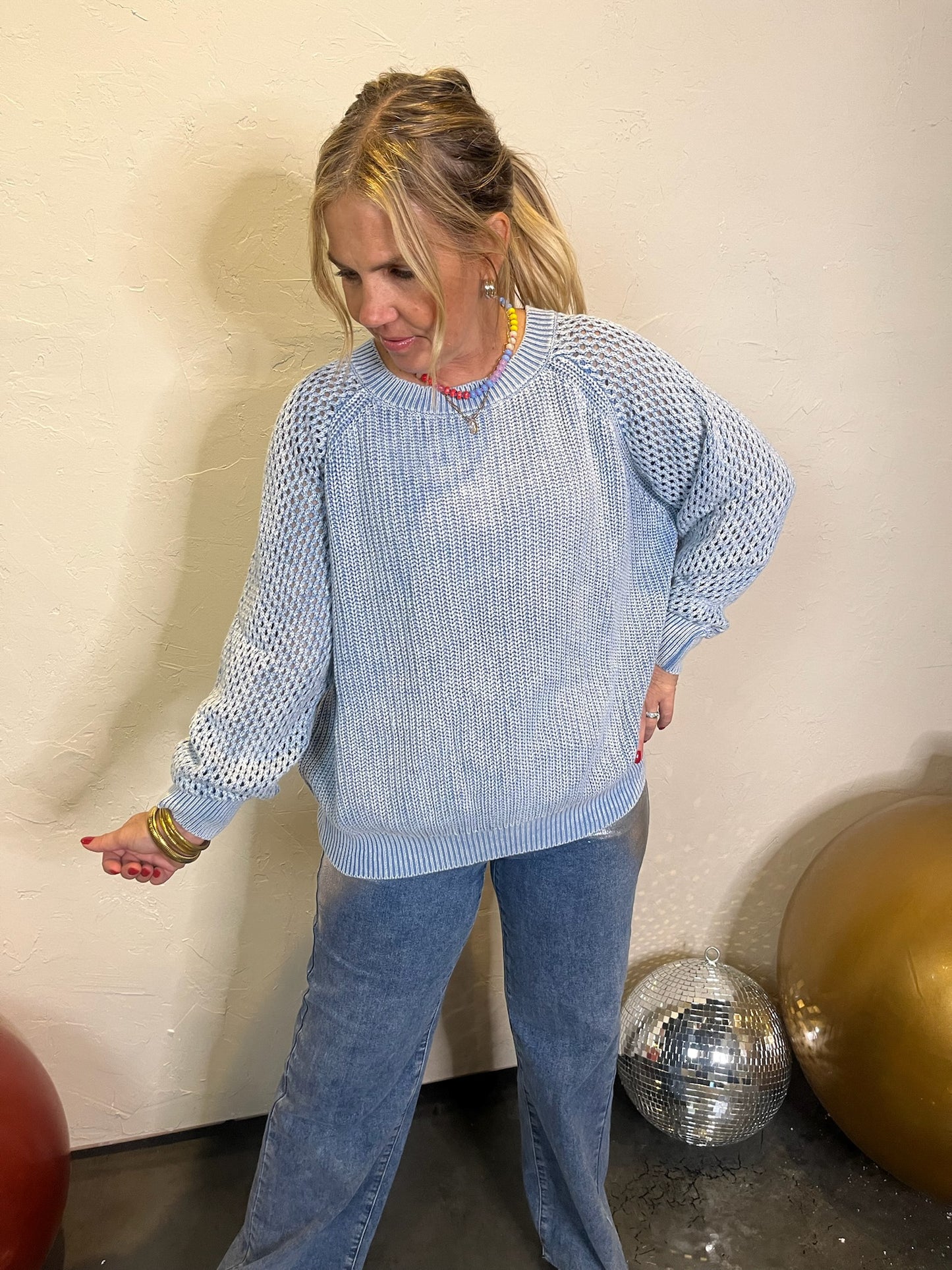 Good Graces Sweater - Blue