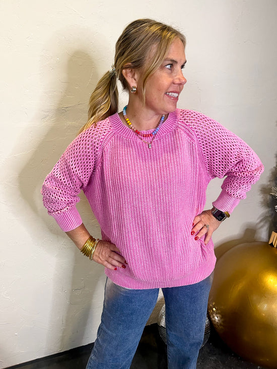 Good Graces Sweater - Magenta