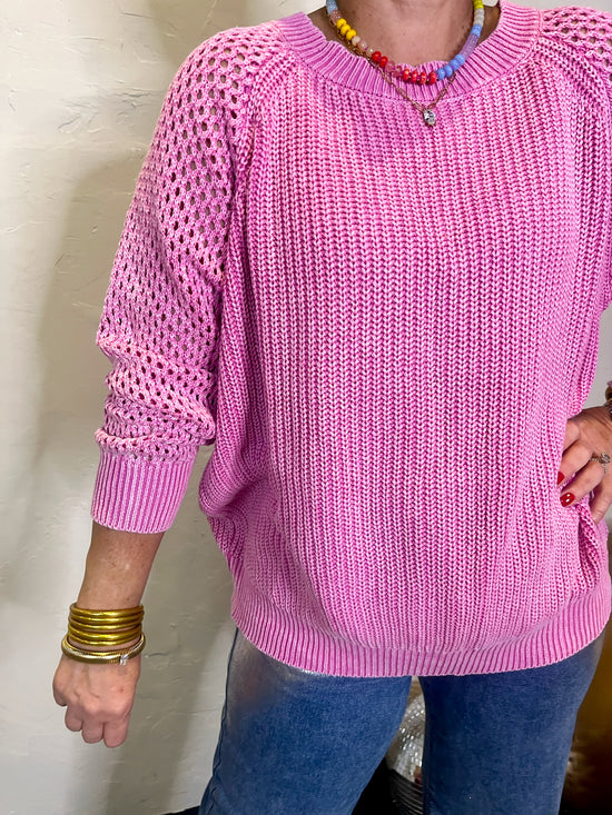 Good Graces Sweater - Magenta