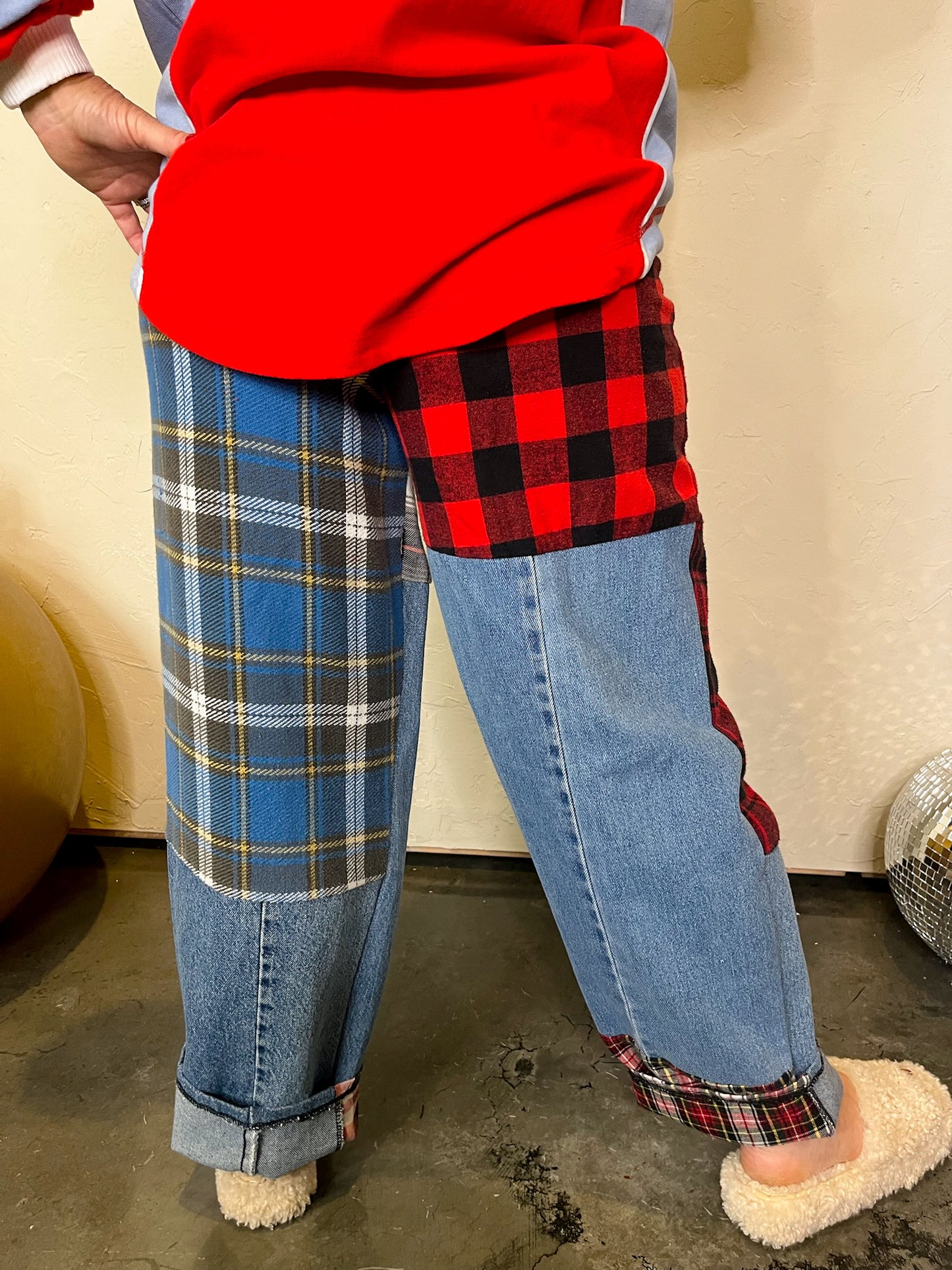 Rewind Flannel/Denim Pant