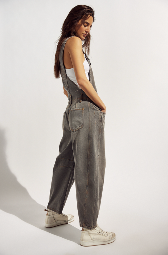 Free People: Good Luck Overall - Archive Gray - Revel Boutique