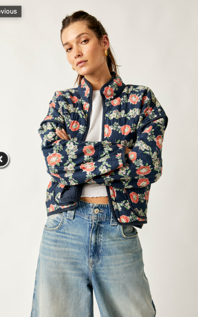 Free People: Chloe Jacket - Dusk Combo