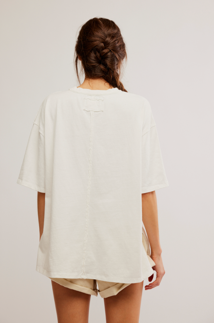 Free People: Phoenix Tee - Ivory - Revel Boutique