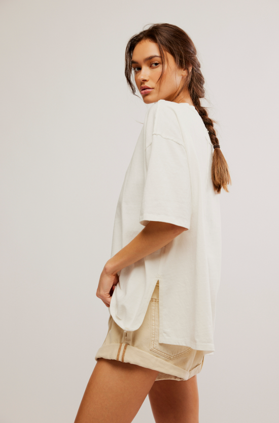 Free People: Phoenix Tee - Ivory - Revel Boutique