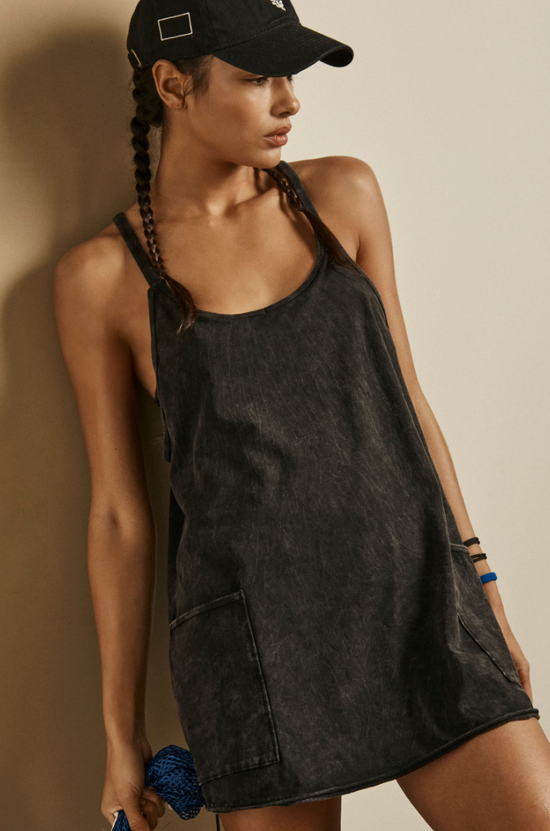 Free People: Hot Shot Mini Dress - Black - Revel Boutique