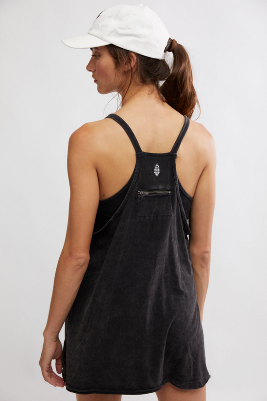 Free People: Hot Shot Mini Dress - Black - Revel Boutique