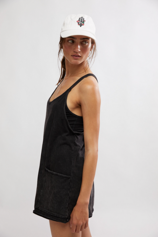 Free People: Hot Shot Mini Dress - Black - Revel Boutique