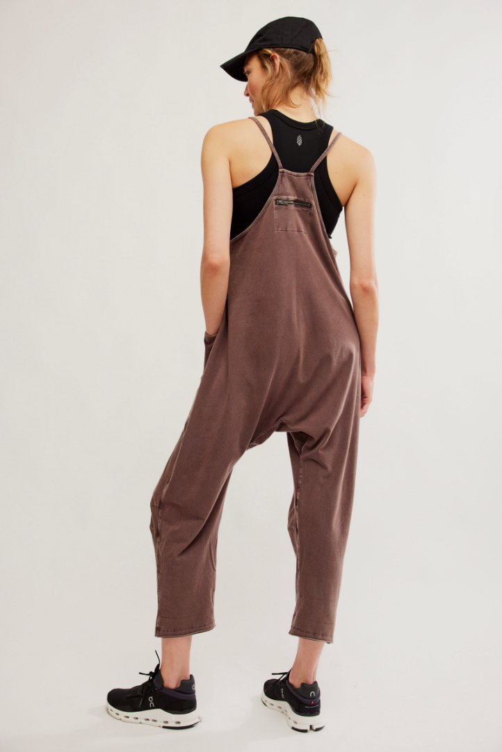 Free People: Hot Shot Onesie - Dark Espresso